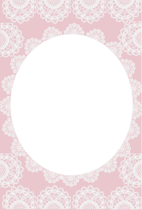 ピンクのレース